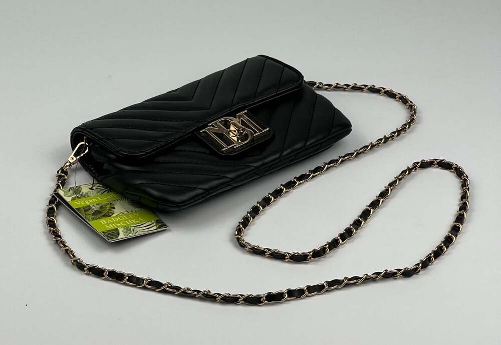 Badgley Mischka Womens Simple Phone Crossbody w/ Letter Lock In Front NWT $79
